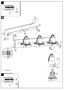 Bruksanvisning Eglo 94644 Lampa