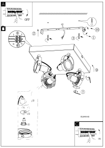 Bruksanvisning Eglo 94645 Lampa