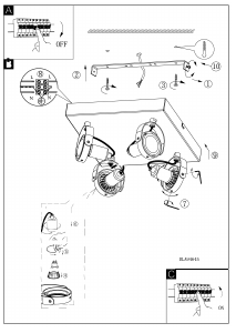 Bruksanvisning Eglo 94649 Lampa