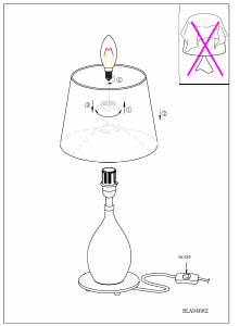 Bruksanvisning Eglo 94682 Lampa