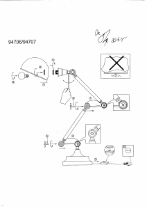 Bruksanvisning Eglo 94697 Lampa