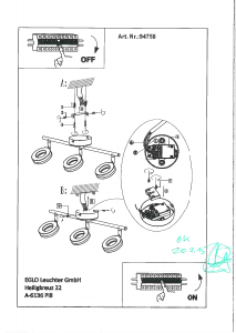 说明书 Eglo 94758 灯