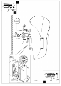 Bruksanvisning Eglo 94779 Lampa