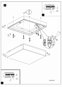 Bruksanvisning Eglo 94871 Lampa