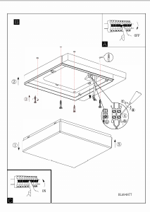 Bruksanvisning Eglo 94877 Lampa