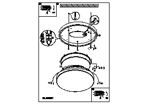 Bruksanvisning Eglo 95001 Lampa