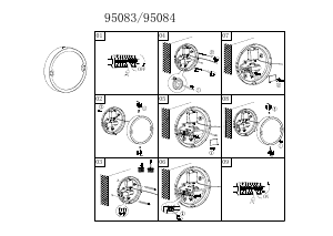 Bruksanvisning Eglo 95084 Lampa