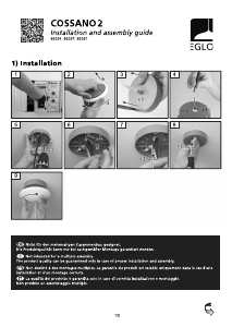 Bruksanvisning Eglo 95254 Lampa