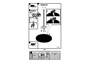 Bruksanvisning Eglo 95286 Lampa