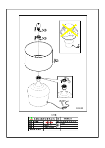 Bruksanvisning Eglo 95395 Lampa