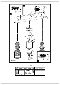 Bruksanvisning Eglo 95556 Lampa