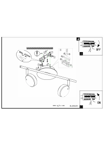 Bruksanvisning Eglo 95629 Lampa