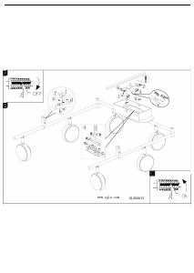 Bruksanvisning Eglo 95633 Lampa