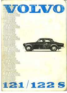 Handleiding Volvo 121 (1966)
