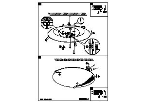 Bruksanvisning Eglo 95675 Lampa