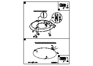 Bruksanvisning Eglo 95676 Lampa