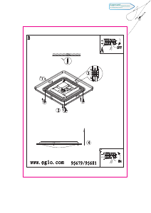 説明書 Eglo 95679 ランプ