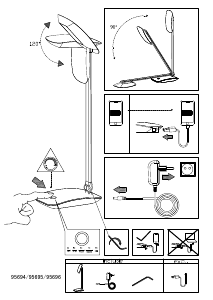 Bruksanvisning Eglo 95694 Lampa