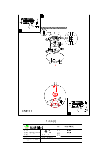 Bruksanvisning Eglo 95838 Lampa