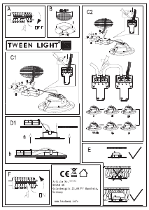 Bruksanvisning Eglo 95932 Lampa