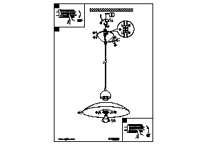 Bruksanvisning Eglo 96069 Lampa