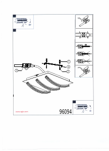 Bruksanvisning Eglo 96094 Lampa