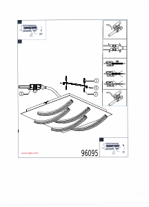 Bruksanvisning Eglo 96095 Lampa