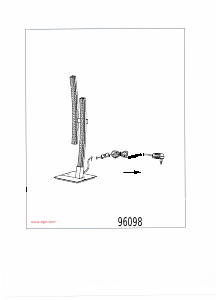 Bruksanvisning Eglo 96098 Lampa