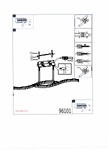 Bruksanvisning Eglo 96101 Lampa