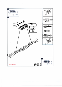 Bruksanvisning Eglo 96102 Lampa