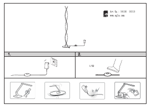 Bruksanvisning Eglo 96106 Lampa