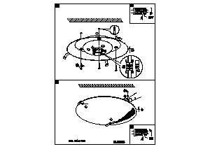 Bruksanvisning Eglo 96115 Lampa