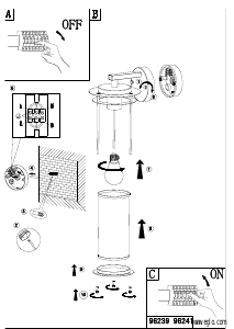 Bruksanvisning Eglo 96239 Lampa