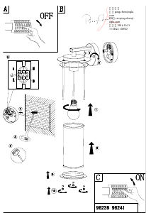 Bruksanvisning Eglo 96241 Lampa