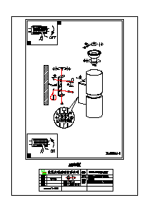 Bruksanvisning Eglo 96261 Lampa