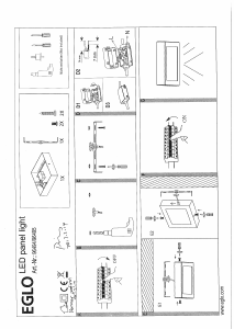 Bruksanvisning Eglo 96492 Lampa