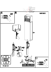 Bruksanvisning Eglo 96499 Lampa