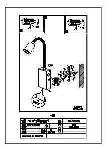 Bruksanvisning Eglo 96566 Lampa