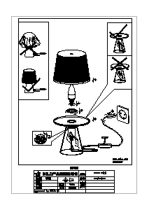 Bruksanvisning Eglo 96907 Lampa