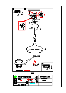 説明書 Eglo 96983 ランプ