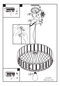 Bruksanvisning Eglo 96987 Lampa