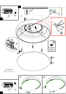 Bruksanvisning Eglo 96996 Lampa