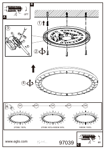 説明書 Eglo 97039 ランプ