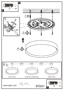 説明書 Eglo 97041 ランプ