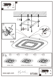 説明書 Eglo 97086 ランプ