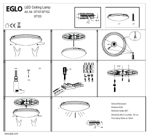 説明書 Eglo 97101 ランプ