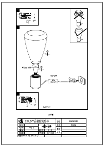 Bruksanvisning Eglo 97208 Lampa