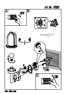 Bruksanvisning Eglo 97227 Lampa