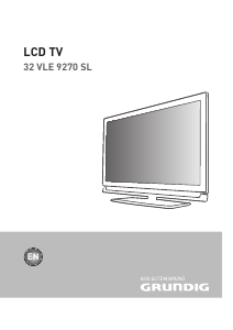 Handleiding Grundig 32 VLE 9270 SL LED televisie
