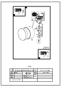 Bruksanvisning Eglo 97301 Lampa